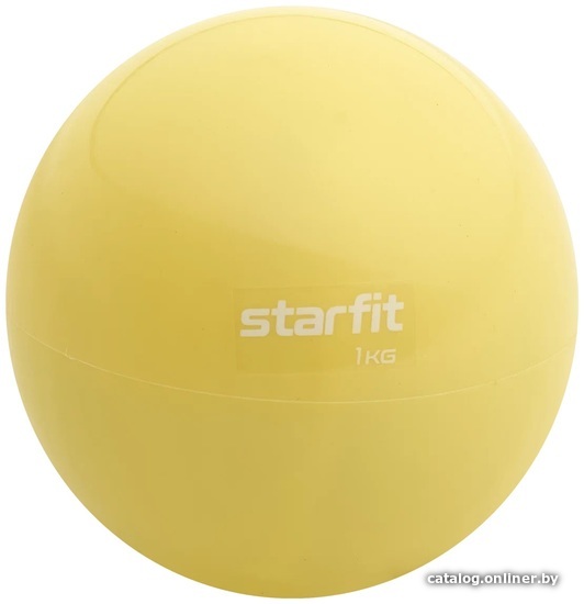 

Медбол Starfit GB-703 1 кг (желтый пастель)