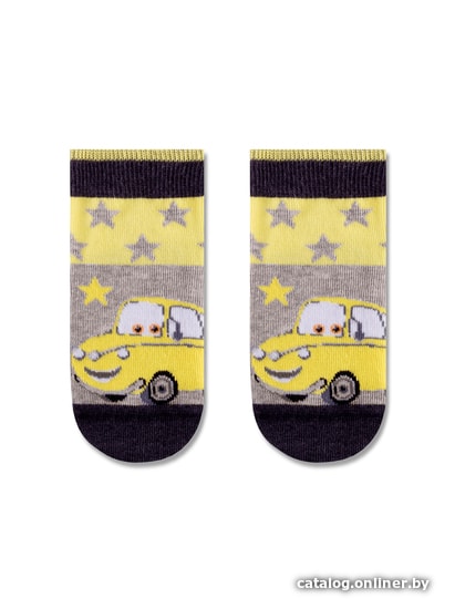 

Носки Conte-kids Тачки Disney 17С-135/1СПМ (р. 12, серый-желтый 363)