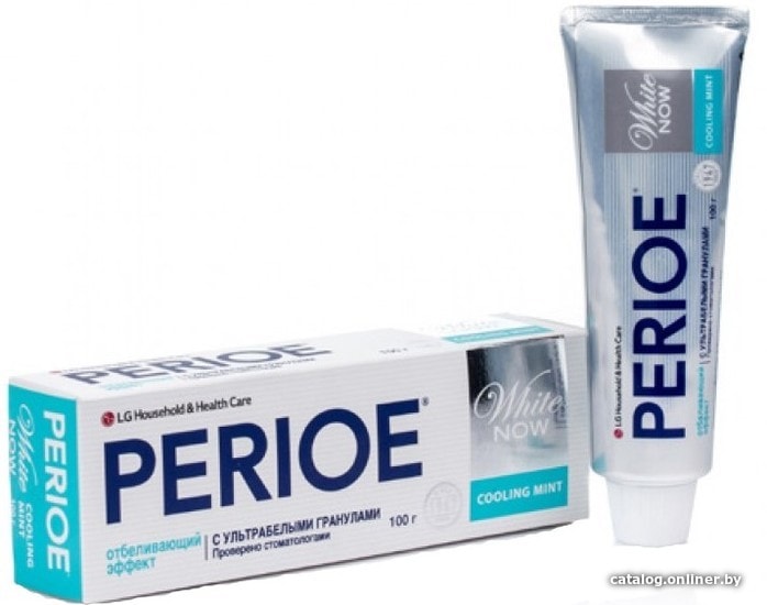 

Зубная паста PERIOE White Now Охлаждающая мята 100 мл