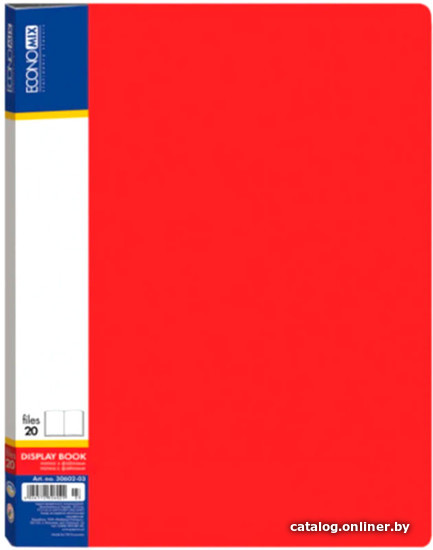 

Папка для бумаг Economix 30602-03 (красный)