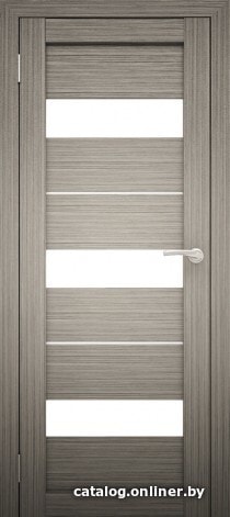 

Межкомнатная дверь Юни Амати 12 80x200 (дуб дымчатый/матовое стекло)