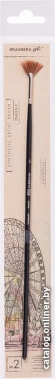

Кисть для рисования BRAUBERG Art Classic Синтетика 2 200948 (веерная)