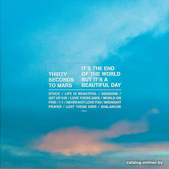 

Виниловая пластинка Thirty Seconds to Mars - It's The End Of The World But It's A Beautiful Day