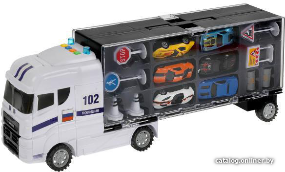 

Автовоз Технопарк KAMAZ KAMSET-47PLPOL-WH