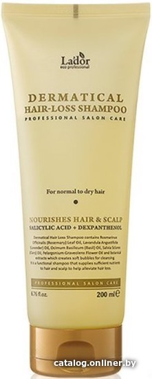 

Шампунь La'dor Dermatical Hair-Loss Shampoo 200 мл