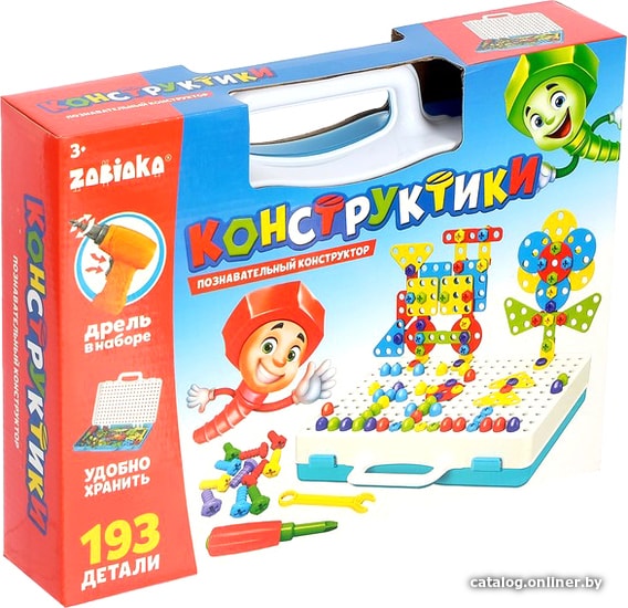 

Конструктор Zabiaka Конструктики (193 детали)