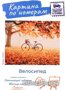 

Картина по номерам Palizh Велосипед (40x50 см)