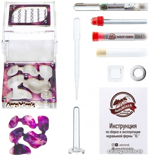 

Формикарий AntsMinsk Стартовый комплект XL Emerald