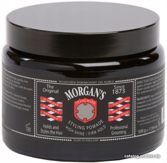 

Помада Morgan’s Pomade Сильная фиксация Сильный блеск 500 г