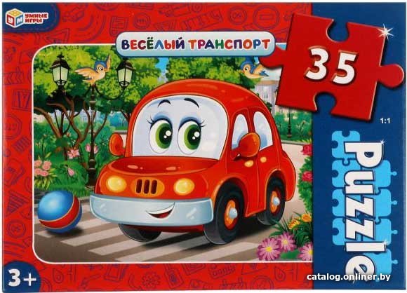 

Пазл Умные игры Веселый транспорт 4680107968371 (35 эл)