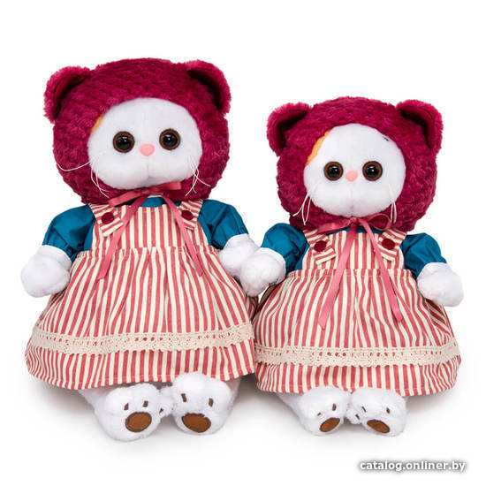 

Классическая игрушка BUDI BASA Collection Кошечка Ли-Ли в шапке с ушками и сарафане LK24-117 (24 см)