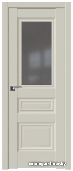 

Межкомнатная дверь ProfilDoors 2.39U 60x200 (магнолия сатинат, стекло графит)