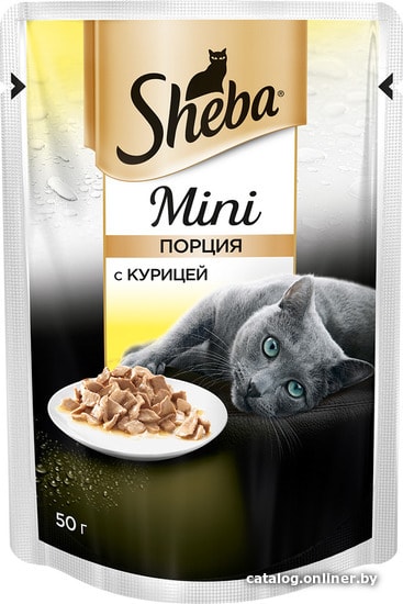

Пресервы Sheba Mini c курицей 0.05 кг