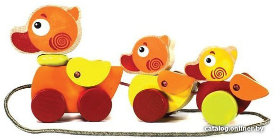 

Игрушка-каталка Cubika Уточка и утята 13722