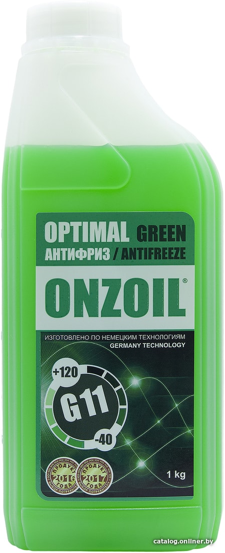 Зеленая 11 б. Антифриз Octafluid g11 Green. Онзоил.