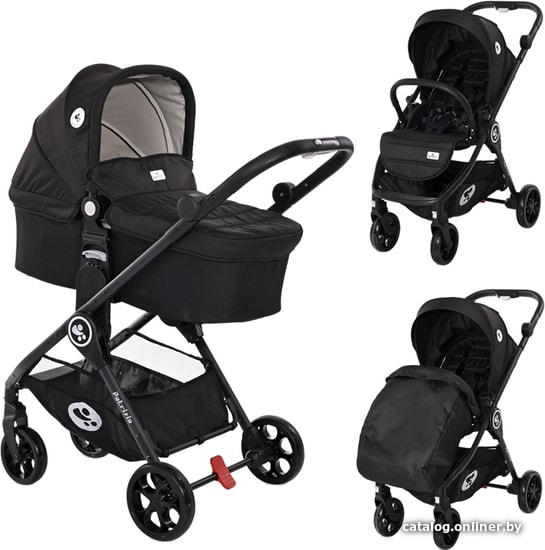 

Универсальная коляска Lorelli Patrizia (2 в 1, black)