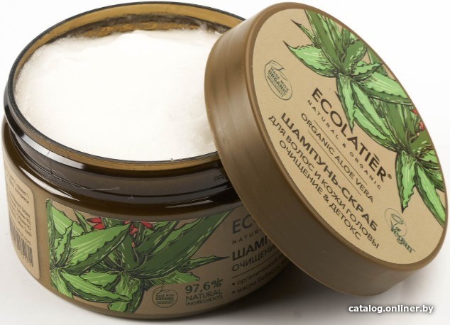 

Шампунь-скраб Ecolatier Green Аloe Vera Очищение и детокс 300 г