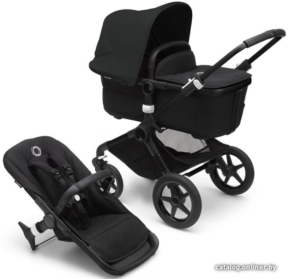 

Универсальная коляска Bugaboo Fox 3 (2 в 1, black midnight black/midnight black)