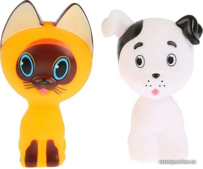 

Набор игрушек для ванной Играем вместе Котенок гав и щенок 136R-PVC