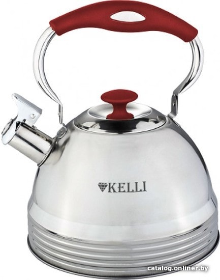 

Чайник со свистком KELLI KL-4323 (красный)