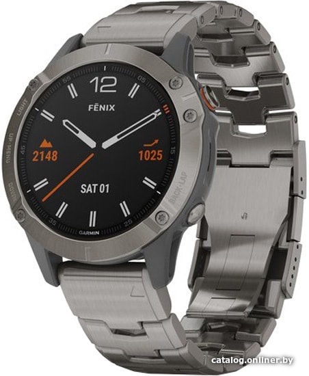

Умные часы Garmin Fenix 6 Sapphire (титановый)