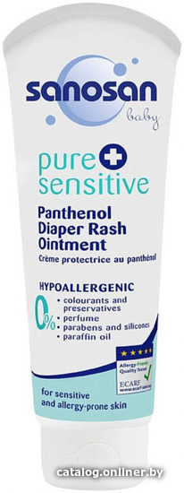 

Крем детский Sanosan Под подгузник с пантенолом Pure+Sensitive 100 мл 89652