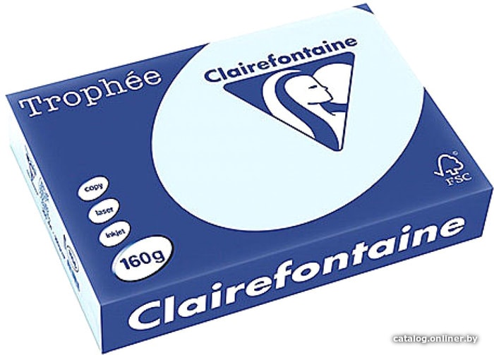 

Офисная бумага Clairefontaine Trophee A3 160 г/кв.м 250 л (голубой)