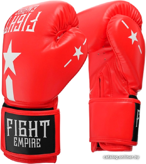 

Тренировочные перчатки Fight Empire 4153918 (10 oz, красный/белый)
