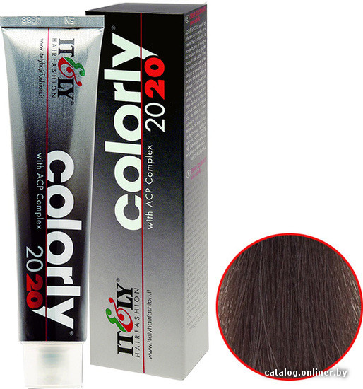 

Крем-краска для волос Itely Hairfashion Colorly 2020 5NI светлый каштан интенсивный