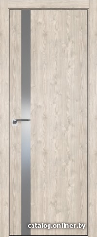 

Межкомнатная дверь ProfilDoors 6ZN 80x200 (каштан светлый/стекло серебряный лак)