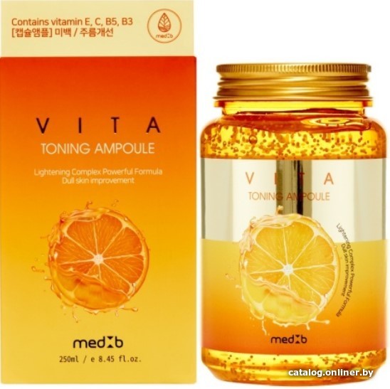 

Med B Сыворотка для лица Vita Toning Ampoule Осветляющая тонизирующая 250 мл