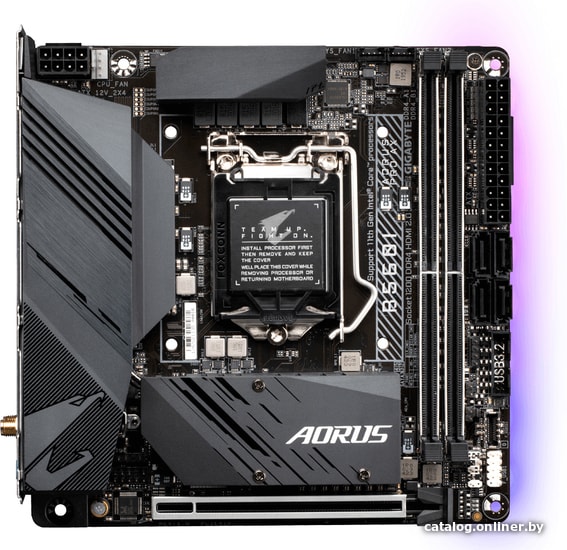 

Материнская плата Gigabyte Aorus B560I Pro AX (rev. 1.0)