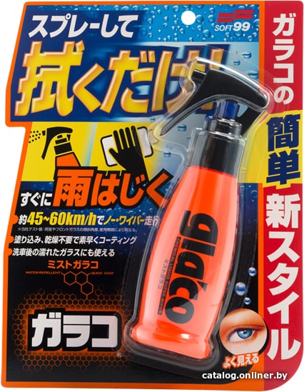 

Soft99 Водоотталкивающее покрытие Glaco Mist Type 100мл 04950