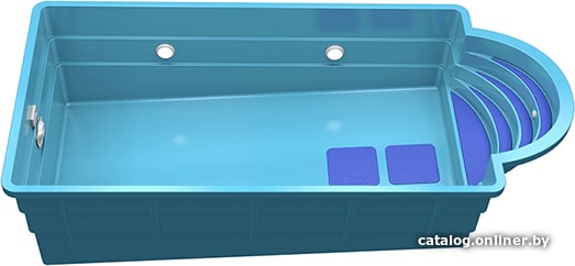 

Композитный бассейн Empire Pools Флоренция Econom (7.2x3.2 м)