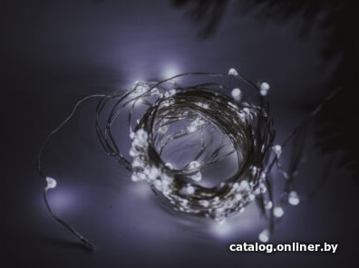 

Новогодняя гирлянда Огоньки Диодная нить роса 092/1 100Led (белый)