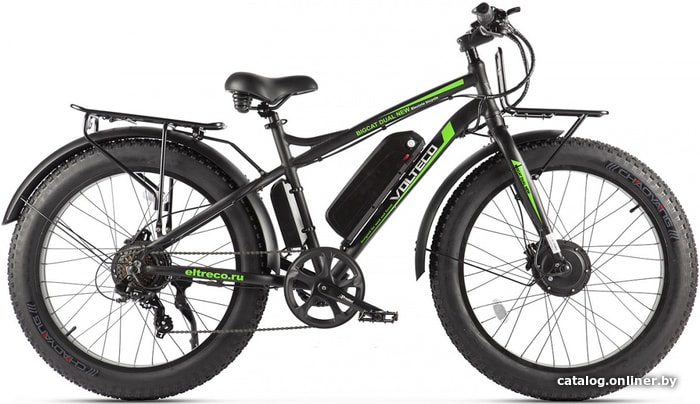 

Электровелосипед Volteco Bigcat Dual New (черный)
