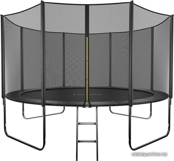 

Батут GetActive Jump 12ft - 374 см с лестницей, внешней сеткой (черный)
