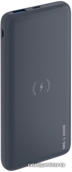 

Внешний аккумулятор Deppa NRG Qi 10000 mAh (черный)