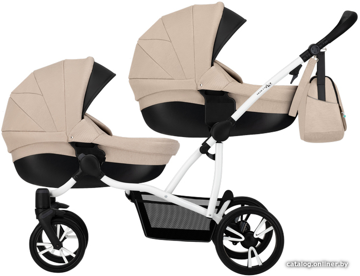 

Универсальная коляска BEBETTO Bebetto42 Сomfort (2 в 1, 01, белая рама)
