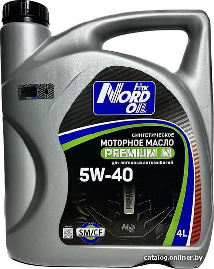 

Моторное масло Nord Oil Premium М 5W-40 SM/CF 4л