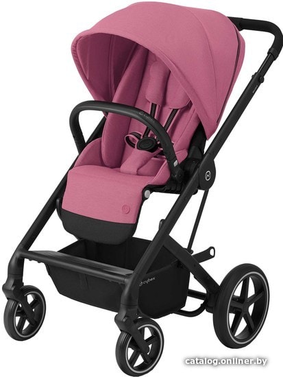 

Коляска прогулочная «книга» Cybex Balios S Lux 2020 (черная рама, magnolia pink)