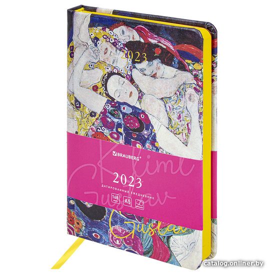 

Ежедневник BRAUBERG датированный Klimt Gustav 114133 (разноцветный) 2023 год