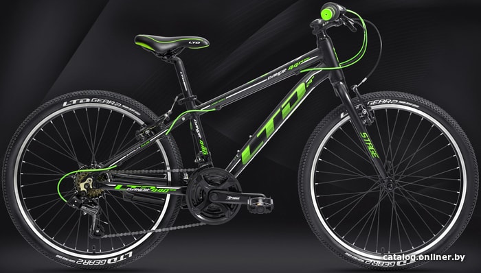 

Велосипед LTD Bandit 440 Lite 2021 (черный/зеленый)