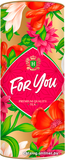 

Черный чай Hyleys For You Вальс цветов в картонной тубе 50 г