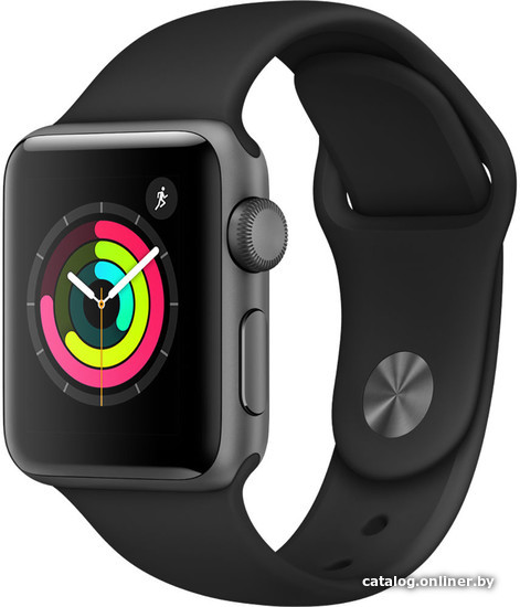 

Умные часы Apple Watch Series 3 38 мм (алюминий серый космос/черный)