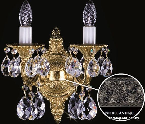 

Бра ArtGlass Sarka Ii. Nickel Antique Ce