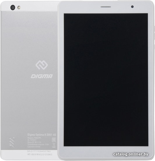 

Планшет Digma Optima 8 Z801 TS8227PL 64GB 4G (серебристый)
