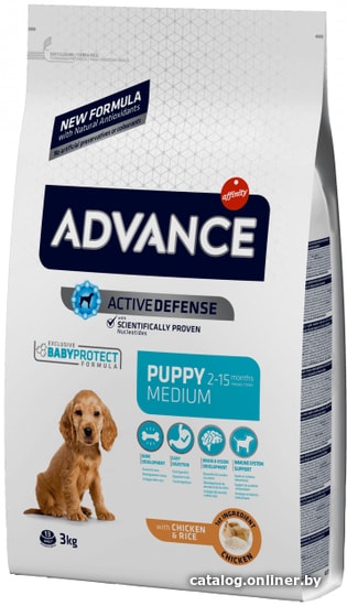 

Сухой корм для собак Advance Medium Puppy 3 кг