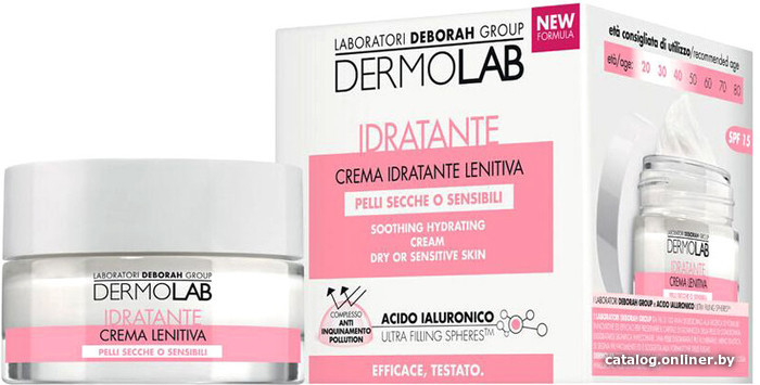 

Deborah Milano Крем для лица DermoLab защитный увлажняющий для сухой и чувствительной кожи 50 мл