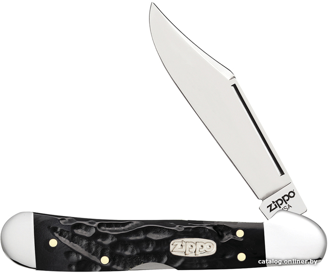 

Складной нож Zippo Rough Black Synthetic Mini CopperLock + Zippo 207